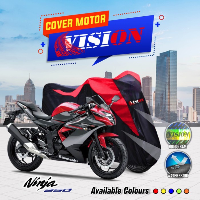 COVER MOTOR VISION JUMBO CBR250 XMAX NINJA 250 DAN MOTOR GEDE LAINNYA