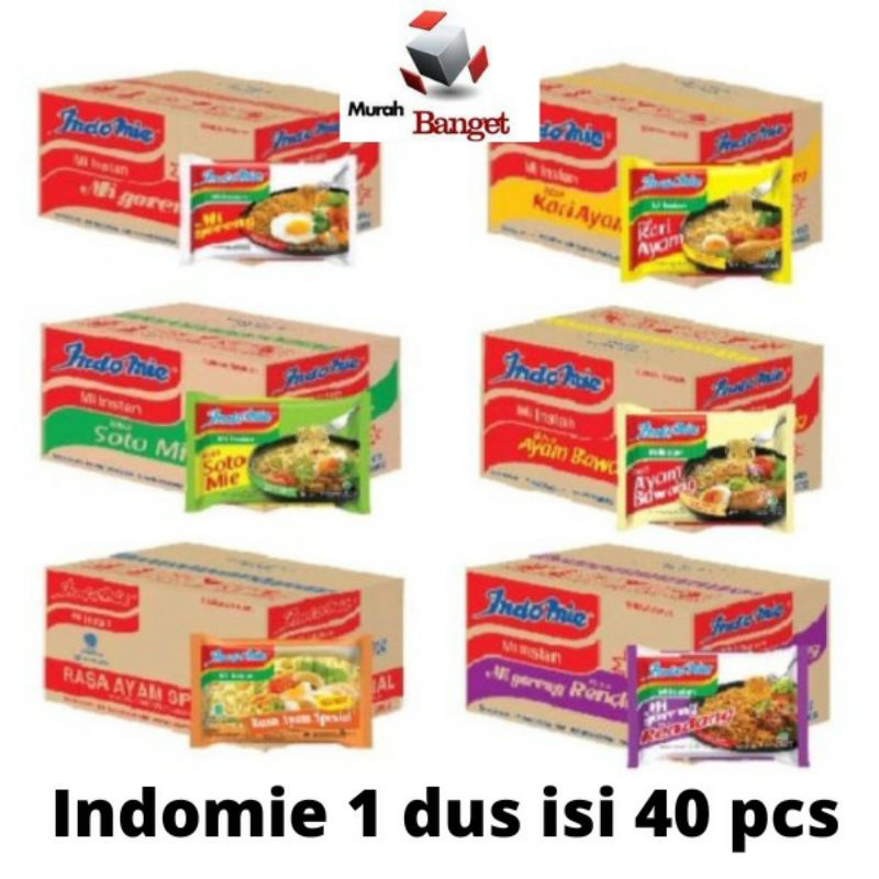 

Indomie instan goreng dan kuah