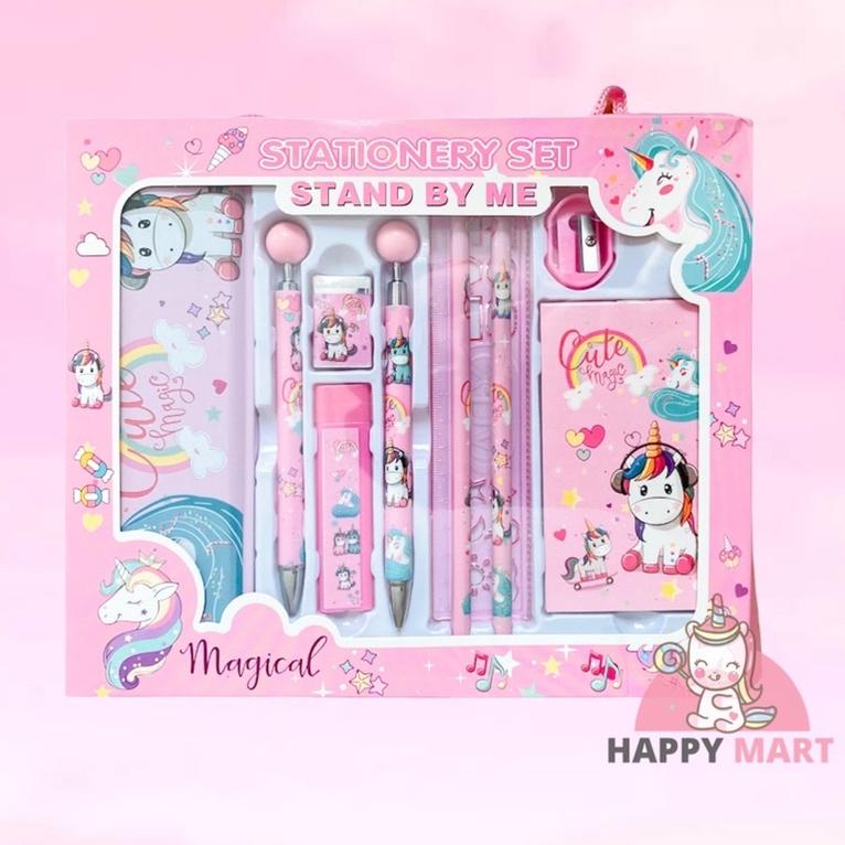

(Etalase)[N47I]☛ tempat pensil set pensil mekanik unicorn / pony / frozen trending