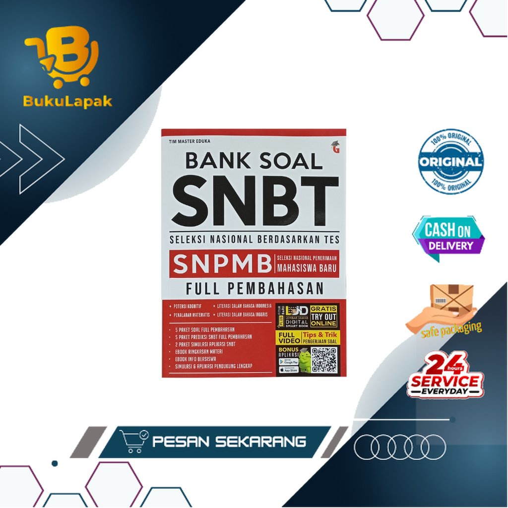 Bank Soal SNBT SNPMB Full Pembahasan - Buku SNBT, Buku SBMPTN 2023