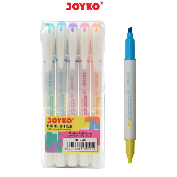 

Highlighter / Penanda Joyko HL-46 / 1 SET 5 PCS / 6 Warna