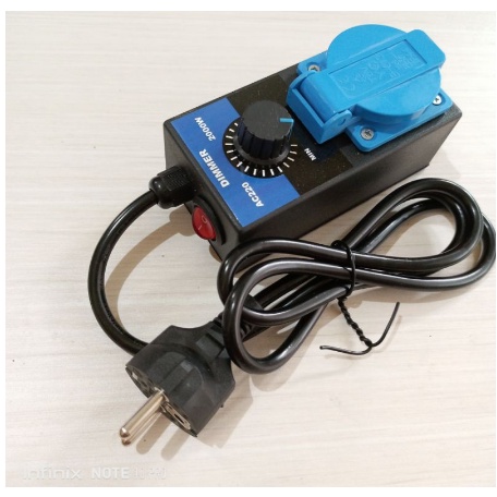 Dimmer AC 2000WATT Pengatur kecepatan motor pompa air gerinda dsb