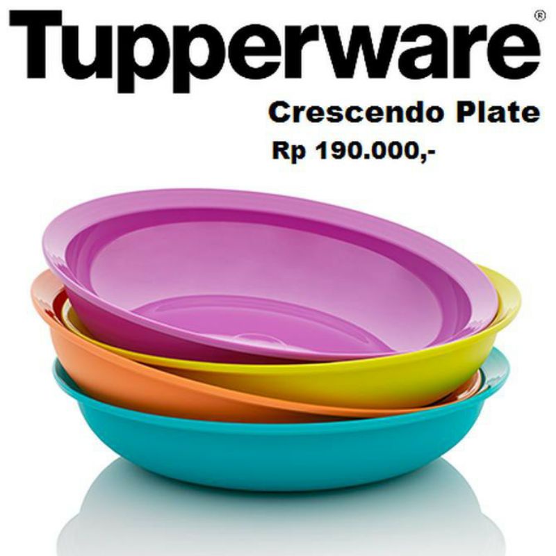 crescendo plate tupperware