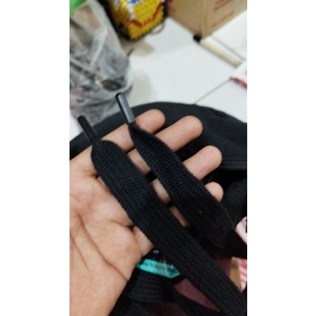 tali Hoodie Korean  flat Aglets pipih lebar 2cm