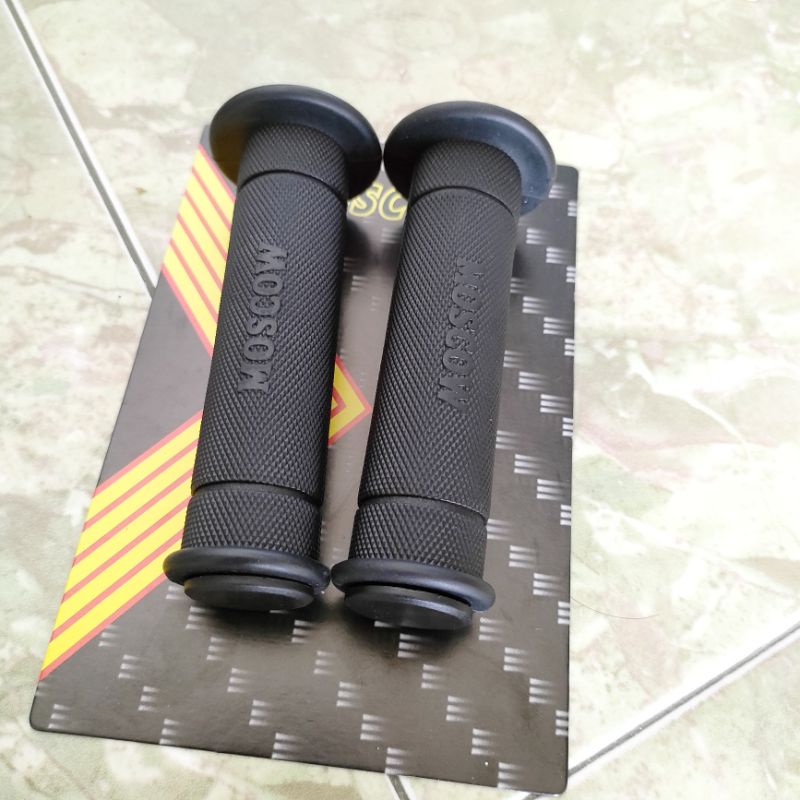 handgrip sarung gas Moskow HG 55 + jalu stang chrome model pcx bisa semua motor grips Moskow model rcb hg 55 hg66 beat mio vario genio Scoopy fazzio supra revo kharisma