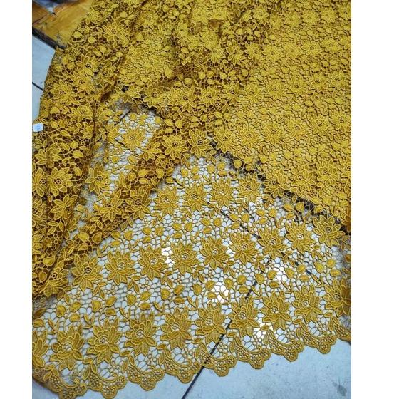 Recomended Kain Brokat Prada Oki / Bahan Kebaya Prada Oki / Kain Brukat Kebaya Oki (Harga Per 1/2 Me