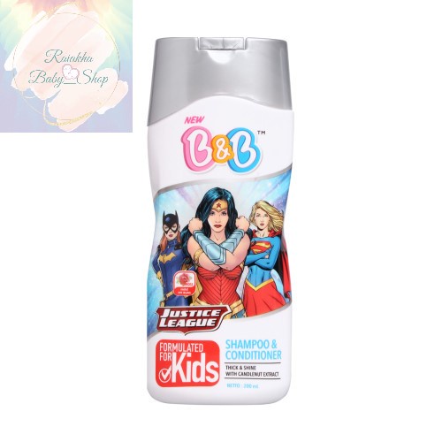 B&amp;B Shampoo Justice League Botol 200ml