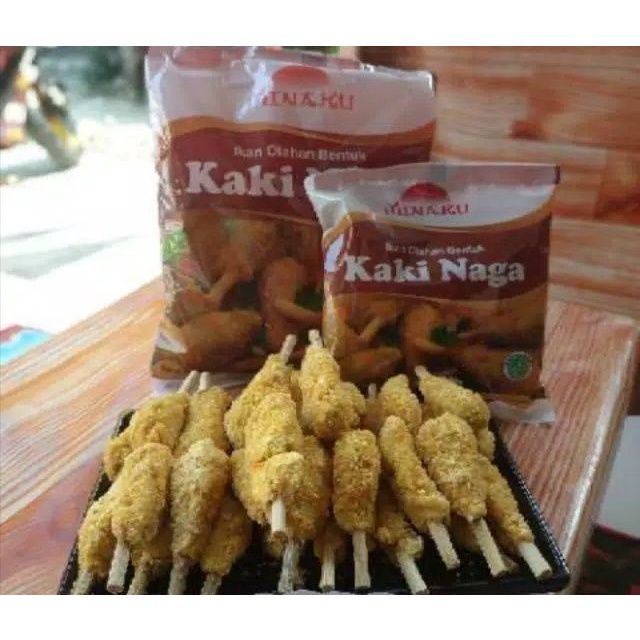 

Minaku Kaki Naga 500gr isi 30 pcs/Minaku Olahan Ikan Kaki Naga