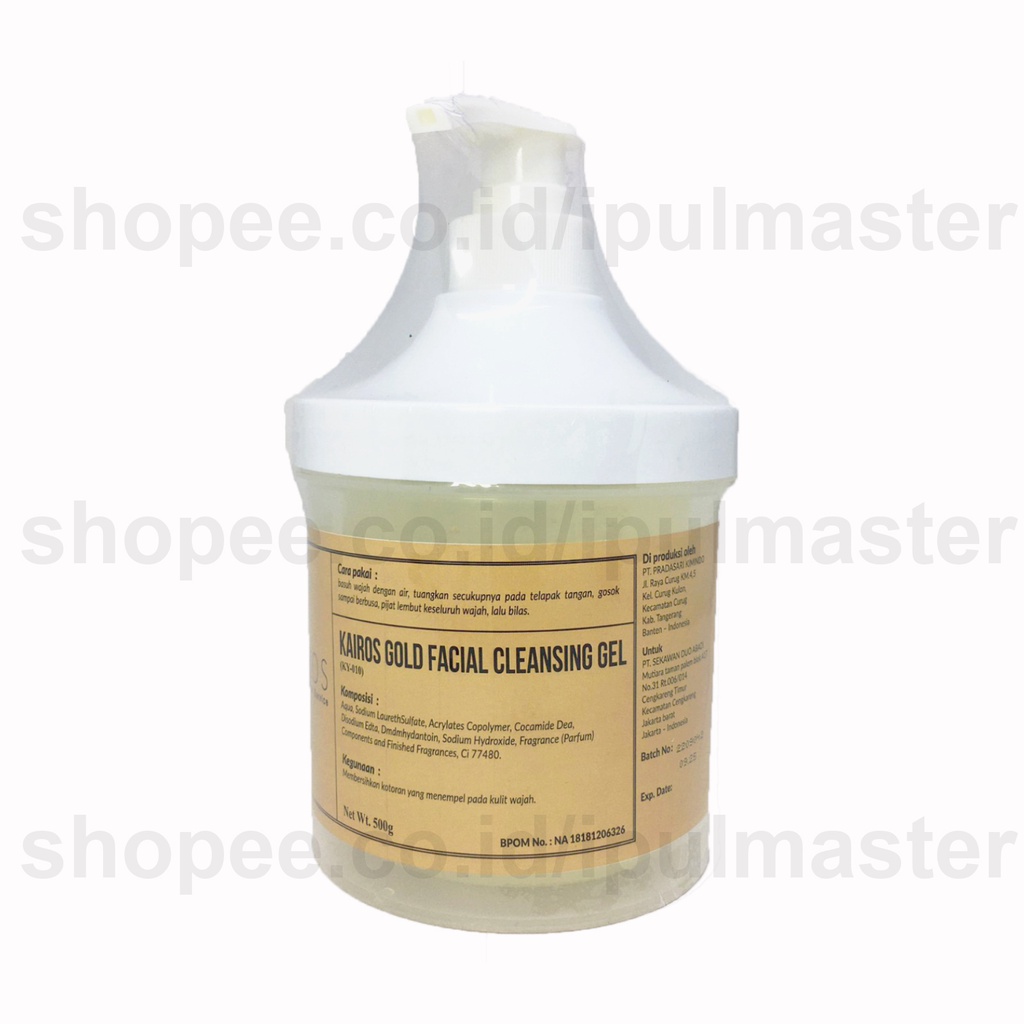 Kairos Gold Face Peel &amp; Gold Facial Cleansing Wajah Masker Peeling Pembersih Wajah  BPOM 500g