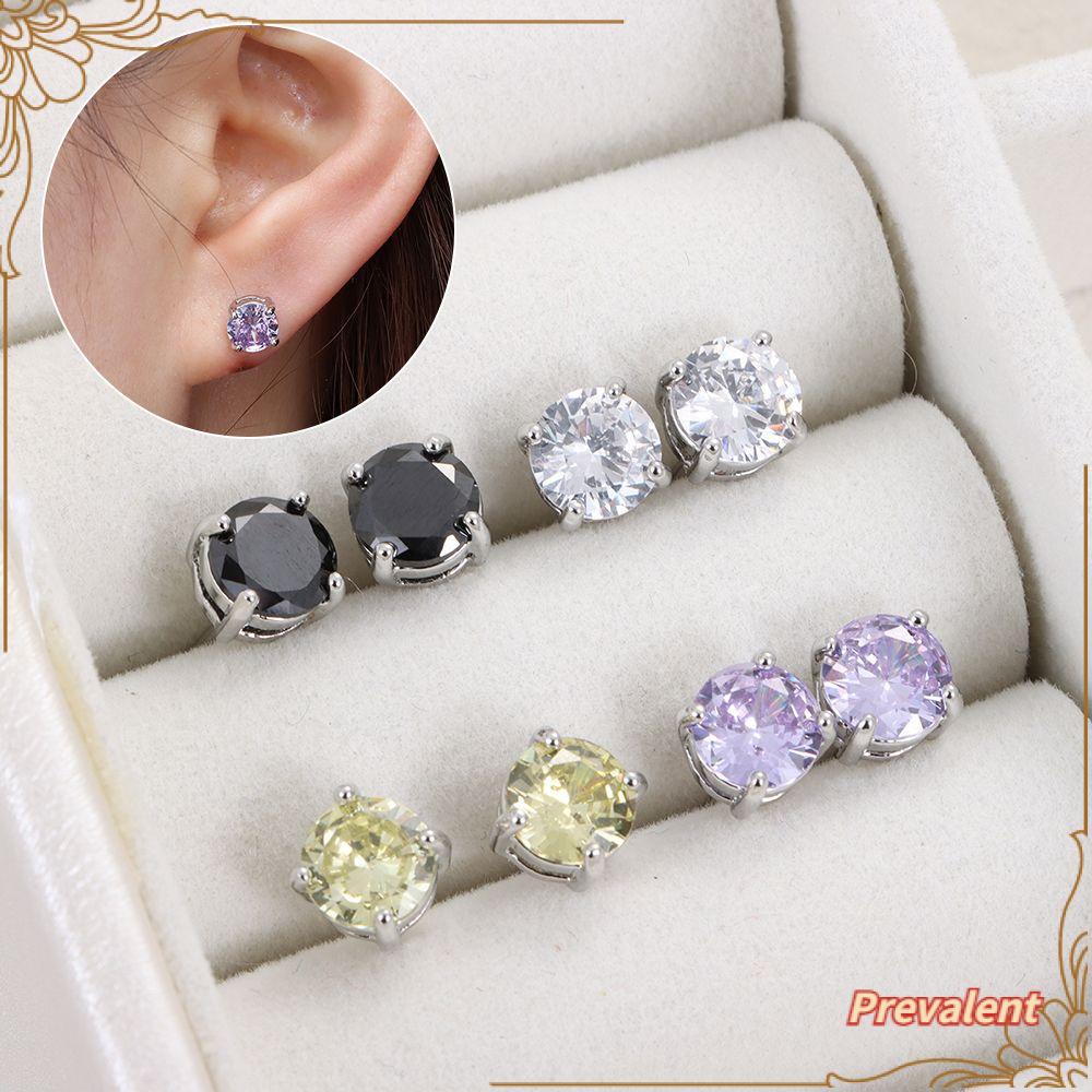 Preva Anting Anting Baru Hadiah Perhiasan Pertunangan Pernikahan Persegi