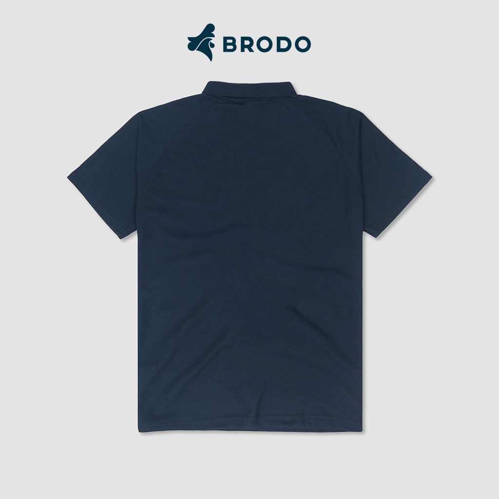 BRODO - Active Polo Shirt Navy Size S