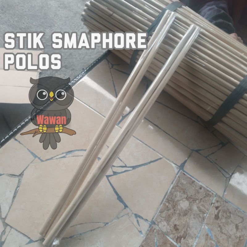 stik semaphore polos, stik smapur polos