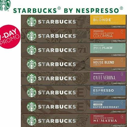 

[PRODUK 7DLGE] STARBUCKS Nespresso Capsules Ready Stock 100% Original Y9S