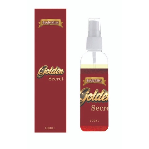 GEN - Parfum Body Mist Golden Secret 100ml Premium / Parfum Golden Secret 100ml Best Seller / Parfum Wanita Wangi Tahan Lama