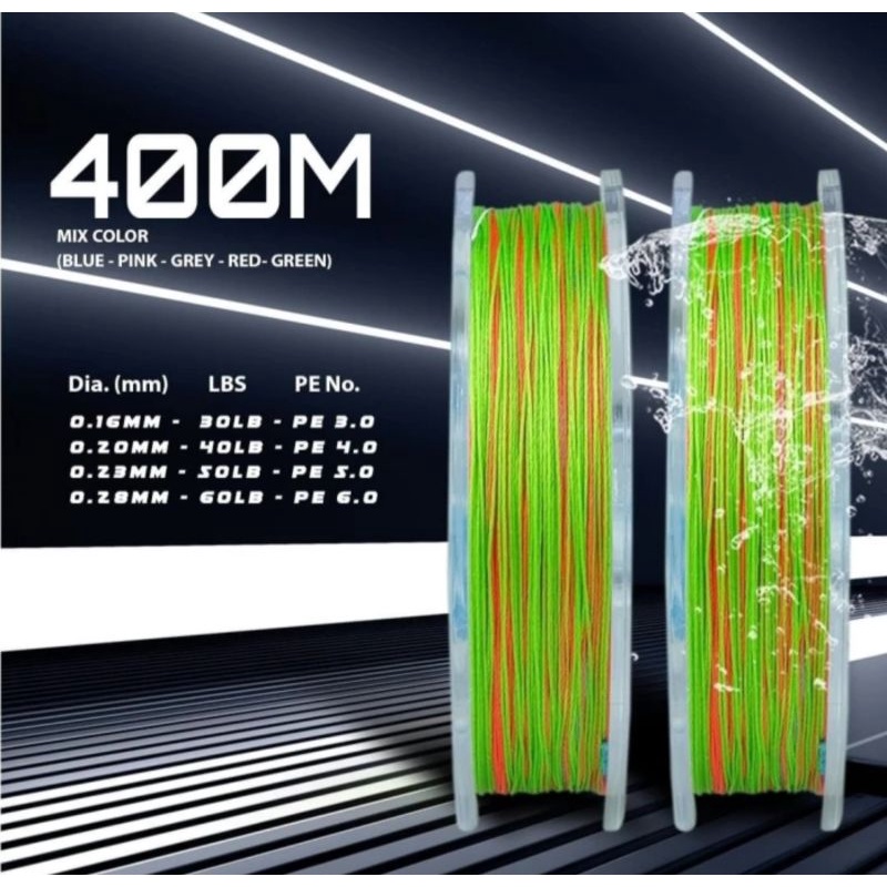 RB Senar Pancing PE X9 Blood Brabus 200/400meter