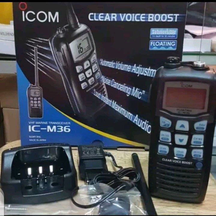 HT ICOM MARINE IC-M36 HANDY TALKY WALKIE TALKY