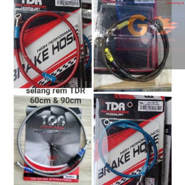 GR selang rem tdr ktc selang rem variasi black carbon selang rem cakram depan belakang Ori