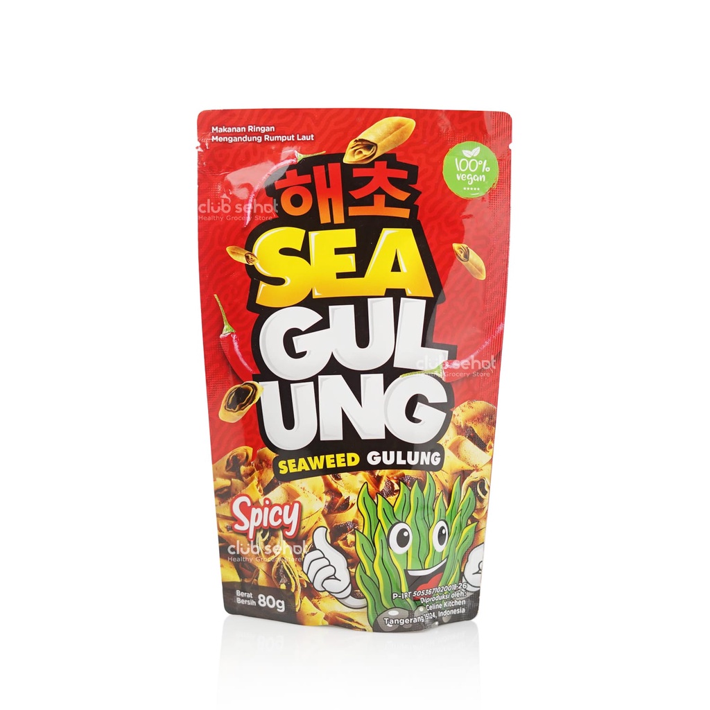 

sea gul - seaweed gulung spicy