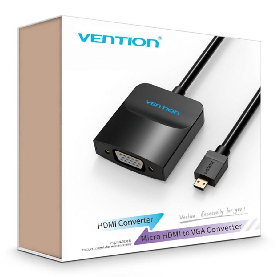 Vention AGB Converter Micro HDMI to VGA Audio Micro Usb Power AGBBB