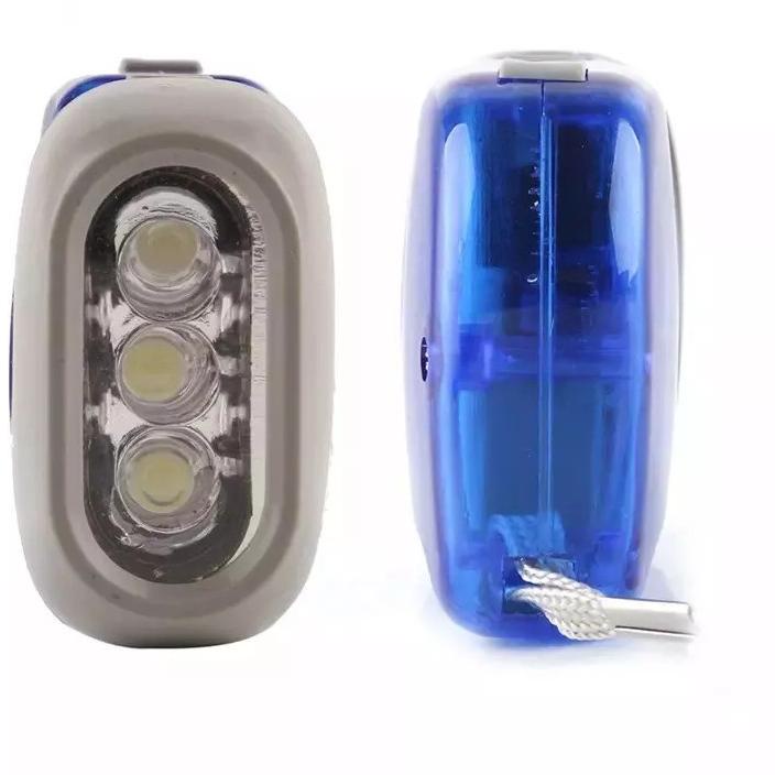 5.5 BRANDS FESTIVAL Senter Pompa Tangan Tanpa Baterai / Lampu Penerangan Darurat LED Untuk Camping H