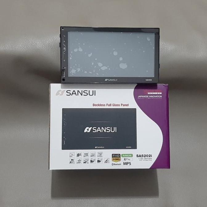 HEAD UNIT DECKLESS SANSUI SA 5202I MP5 7" INCH
