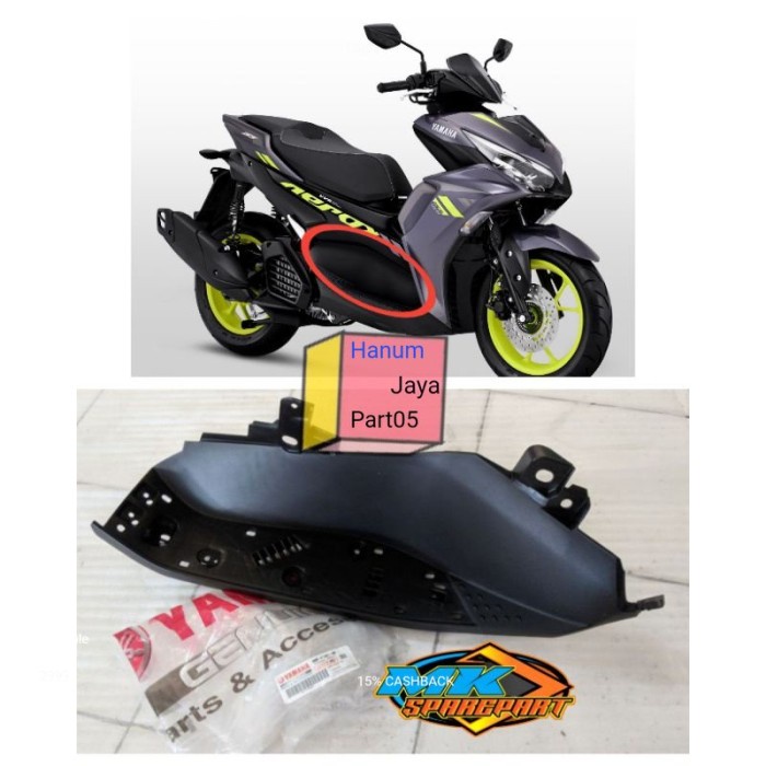Footrest, Bordes pijakan kaki Aerox 155 New Connected 2021