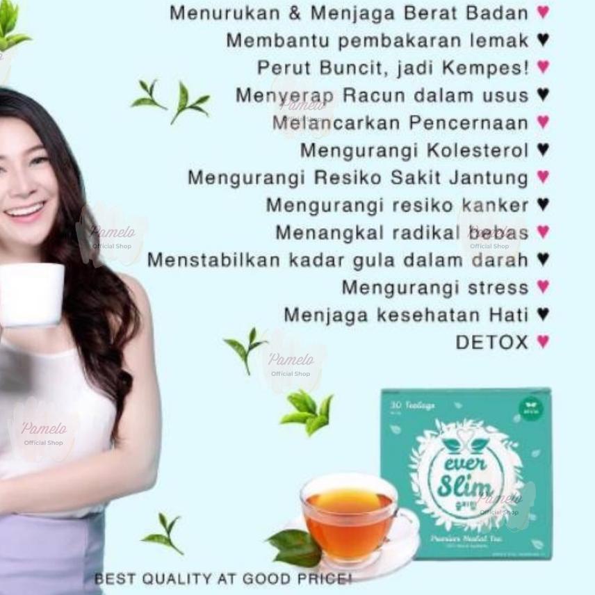 

FREE ONGKIR!❤️ Pamelo ❤️ Everwhite Herbal Natural Tea / Everslim Premium Herbal Natural Tea 1 BOX|KD8