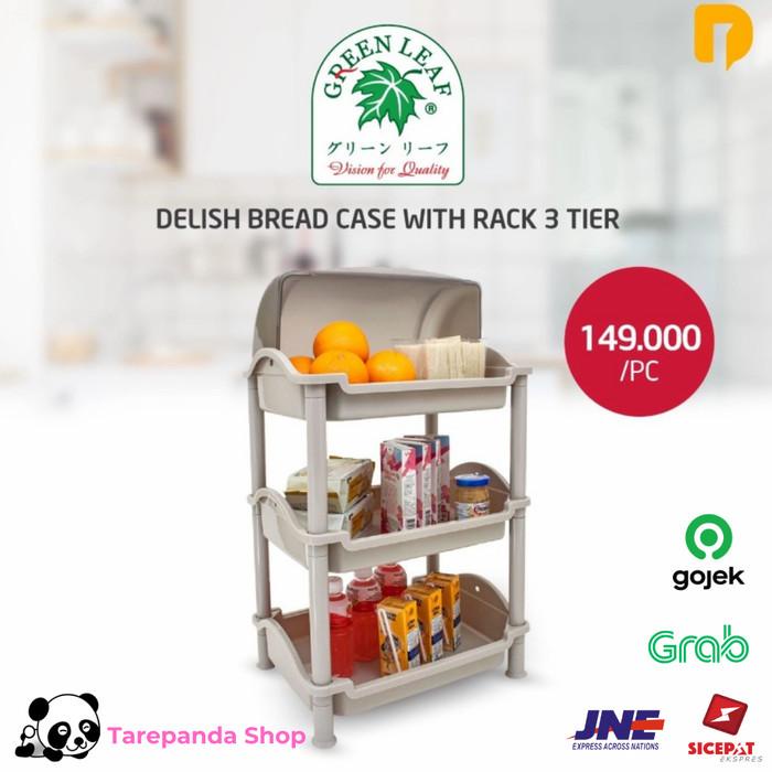 

Tempat Roti / Bread Case Dengan Rak Delish Bread Case Multifungsi 044