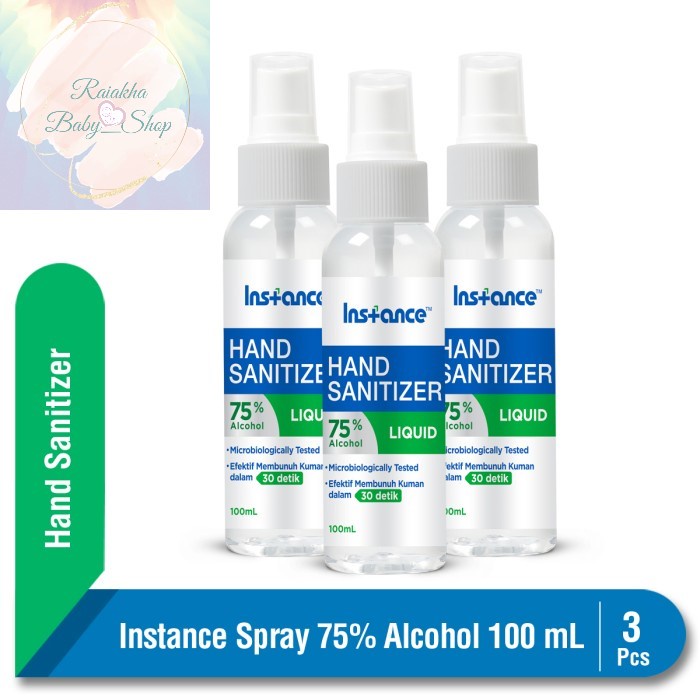 Instance Hand Sanitizer Spray 100ml triplepack