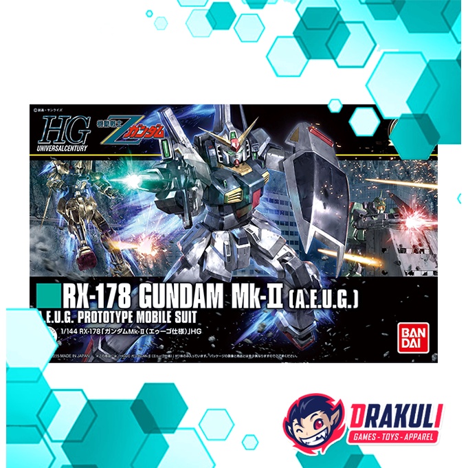 BANDAI Plamo HGUC RX-178 Gundam MK-II A.E.U.G Prototype Mobile Suit