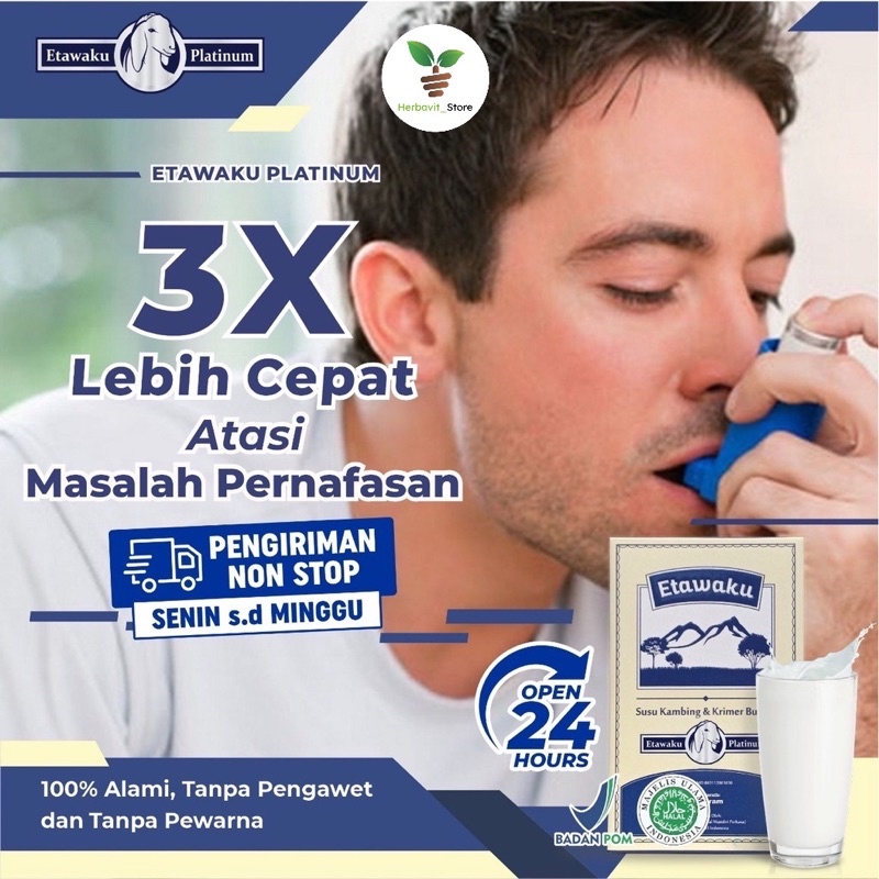 

ETAWAKU PLATINUM Susu Kambing 200 gr
