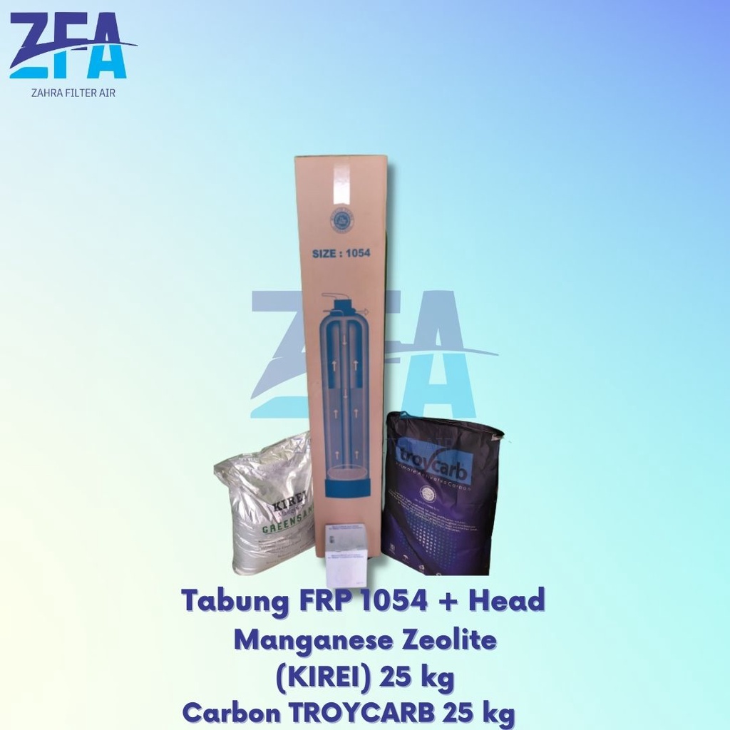 Paket (D) filter Air untuk air sumur Bor , PDAM 1 TABUNG