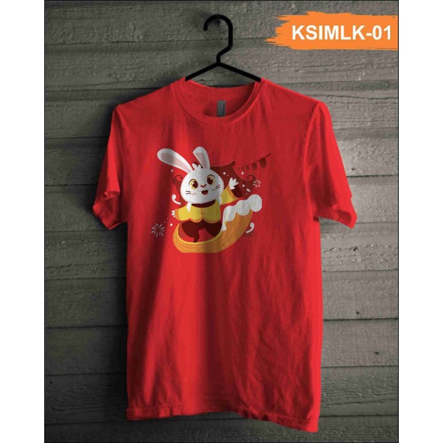 KAOS IMLEK 2023/KAOS IMLEK TAHUN KELINCI/BAJU IMLEK 2023/KAOS GONG XI/BAJU SINCIA