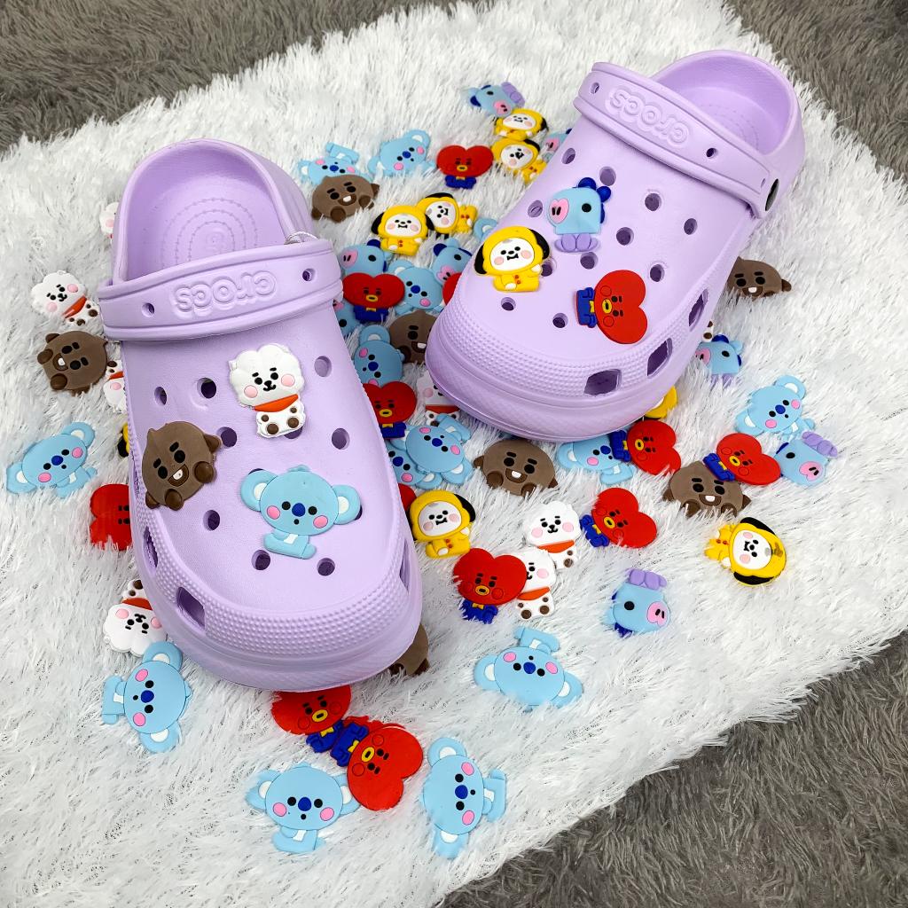 Aksesoris Jibbitz Charm Kartun Gesper Sepatu Sandal Pin Charms Motif Mainan Lucu Aksesoris Jibbitz