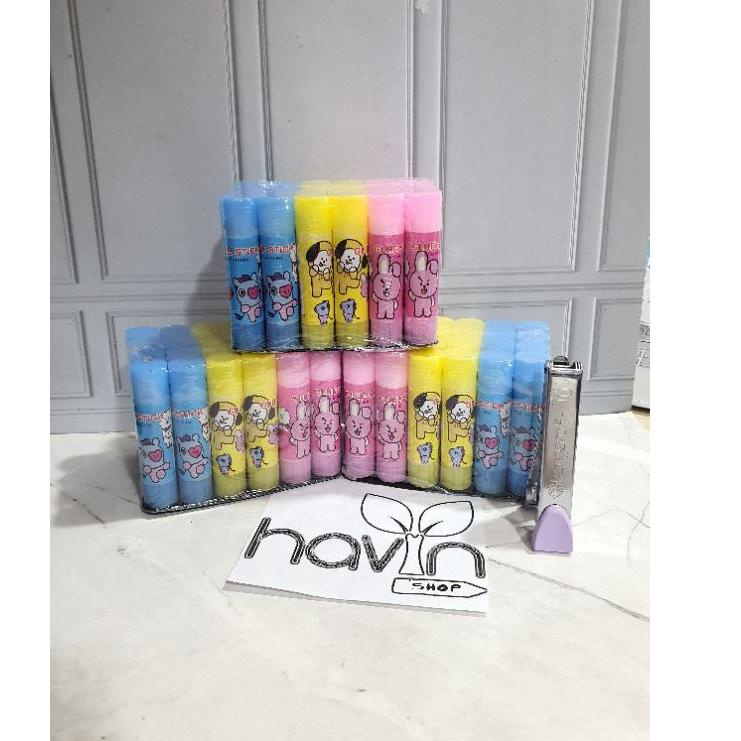 

Grosir Termurah Lem stik (1pak=24pc) ukuran KECIL 10gram/ Lem stick / Lem murah / Lem fancy / Glue Stik Fancy