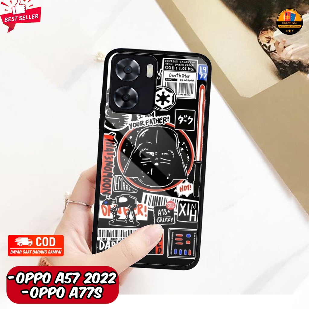 Case OPPO A57 2022 / A77S - Casing OPPO A57 2022 / A77S Terbaru 2022 MIRACLE CASE [ STARWARS ] Silik
