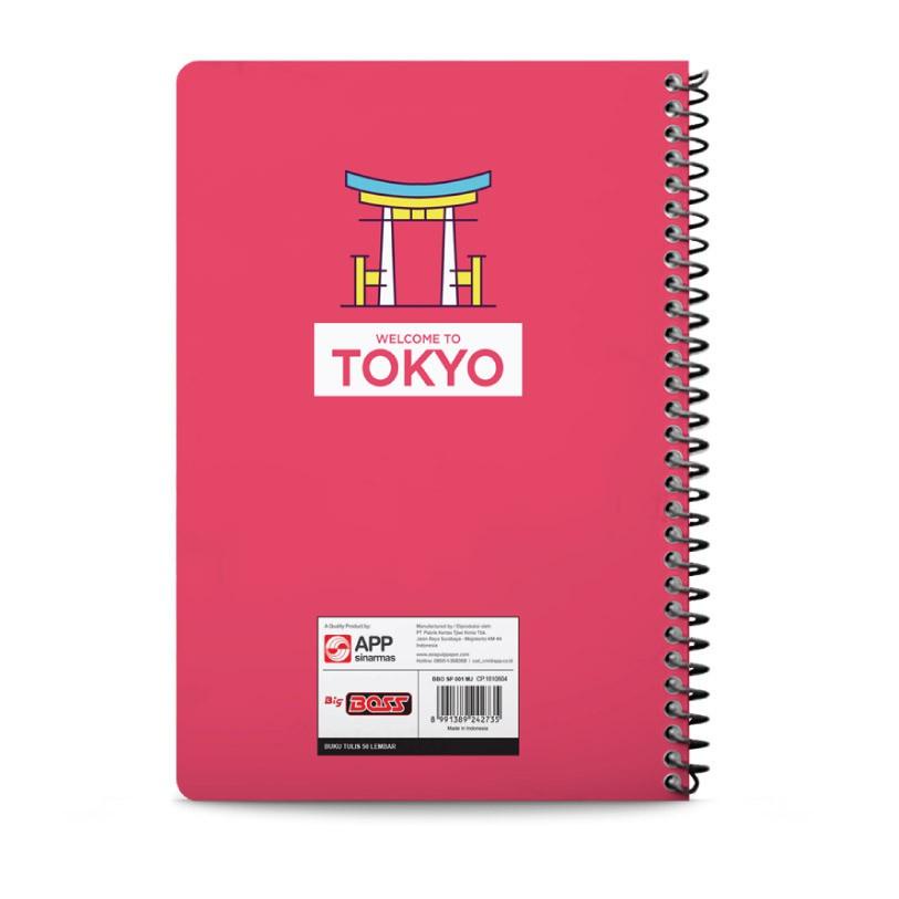 

(T-C6C-☛) Buku Tulis SPIRAL Bigboss / B5 50 Lembar bisa cod