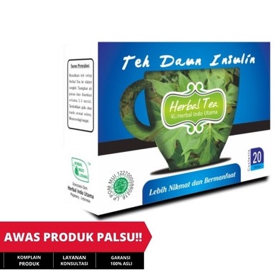 

Teh Celup Herbal Daun Insulin HIU Isi 20 pcs