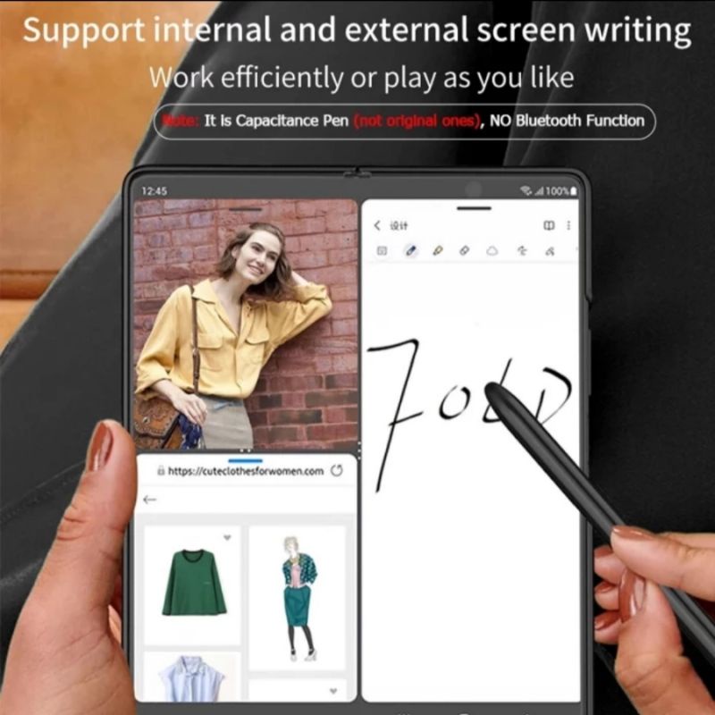 Touch Stylus Capacitance Pen For Samsung Galaxy Z Fold 2 3 4 5G