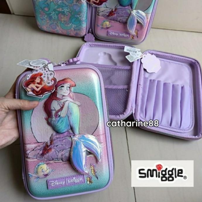 

Tempat Pensil Smiggle Ariel Mermaid Disney Pencil Organizer Serbaguna