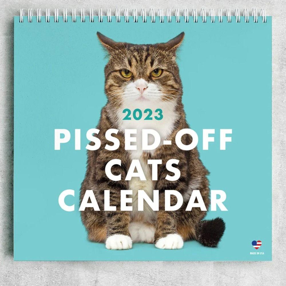 Nanas Kalender Kucing Lucu Waktu Merencanakan Makna Hadiah Tahun Baru Art Moon Calendar