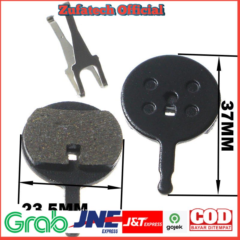 SOOCENT Brake Pads Rem Sepeda Mountain Bike for Shimano BB5 - SZ911 - Black