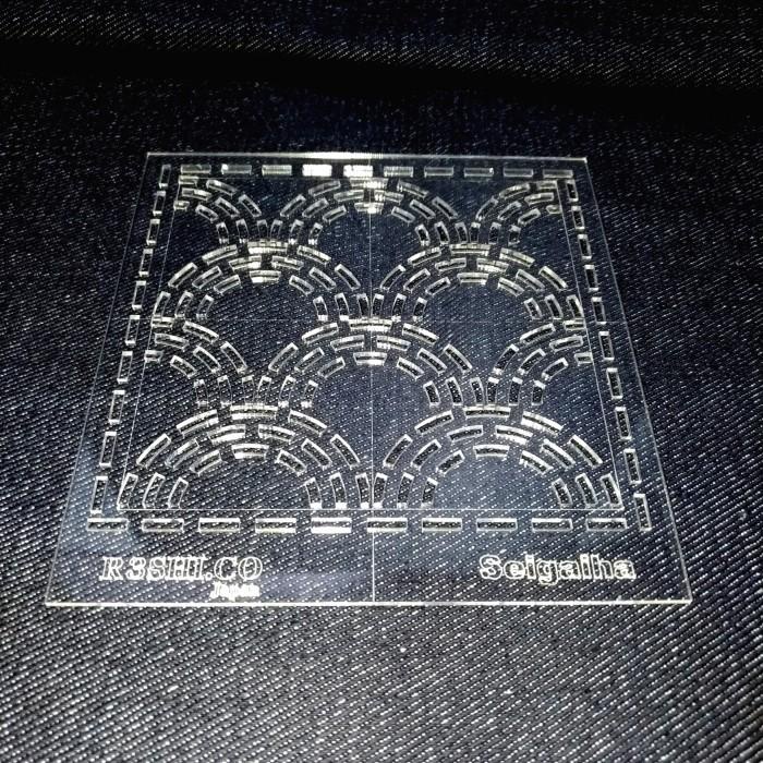 

Sashiko/Sashico Quilting Ruler/Penggaris Template Stencil/Stensil