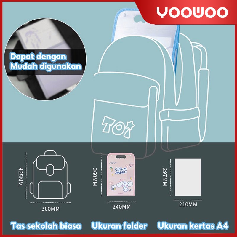 File Organizer / penyimpanan berkas / folder portable / tempat kertas ujian