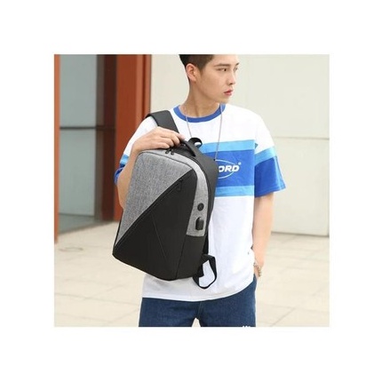 TAS BACKPACK/TAS 3IN 1 DENGAN COLOKAN HEADSET &amp; CHARGER/TAS RANSEL 08