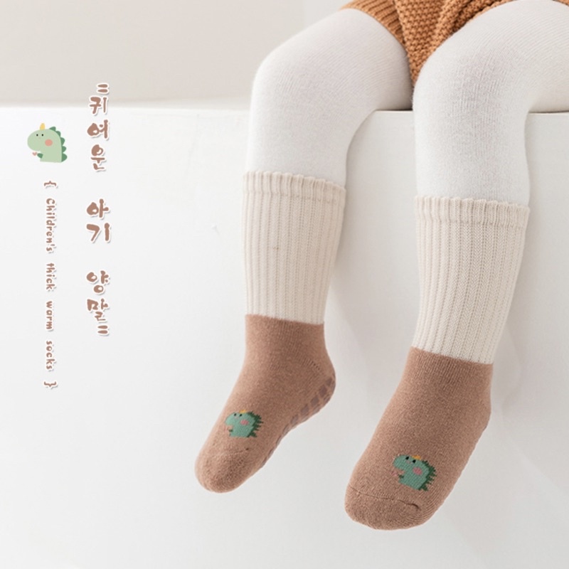 Kaos Kaki Antislip Anak  Dua Model Dino/Kelinci / Kids Baby Toddler Socks