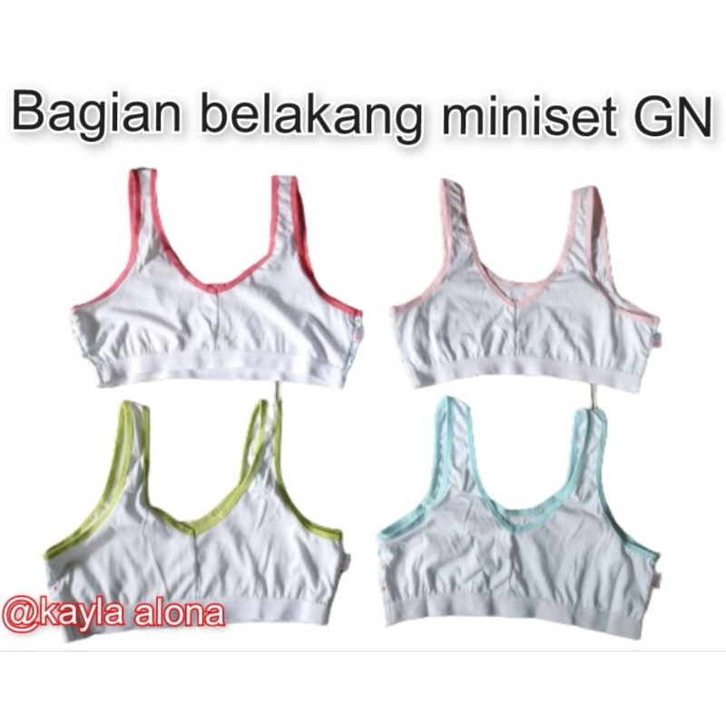 MINISET ANAK PUTIH POLKADOT &quot; GN &quot; ( Tanpa Busa )