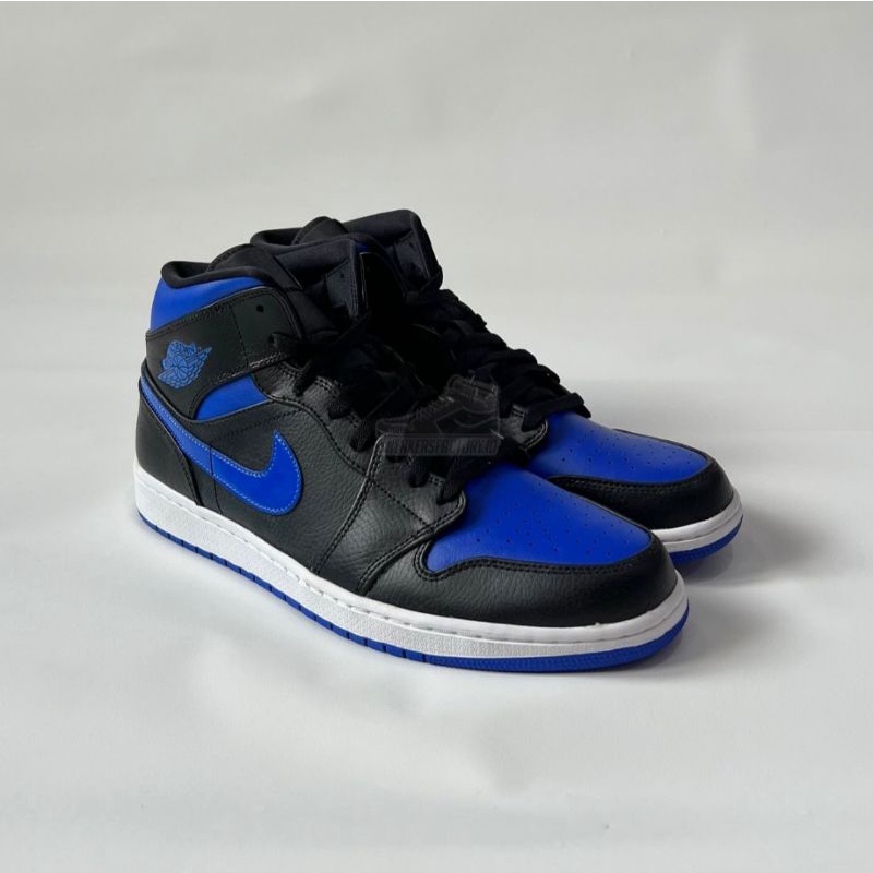 Air Jordan 1 Mid Royal Blue Men (100% Original)