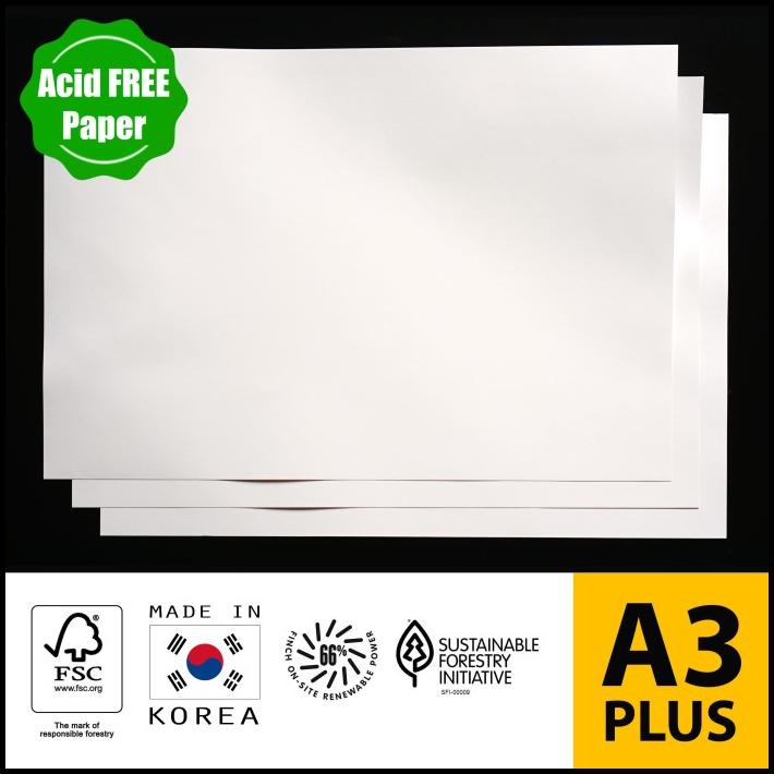 

Kertas Acid Free Arte Ultra White 248 Gsm A3+ Fsc