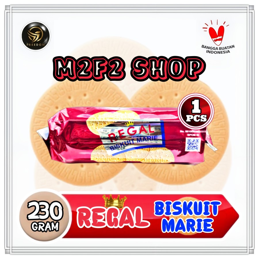 

Biskuit Marie Regal Original Roll - 230 gr (Kemasan Satuan)